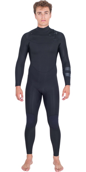 2026 Hurley Hombres Air 3/2mm Chest Zip Neopreno MFS0013312 - Black